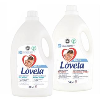 2x LOVELA Baby tekutý prací prípravok na bielu a farebnú bielizeň 4,5 l / 50 pracích dávok