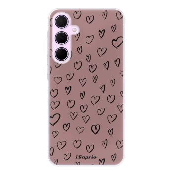 Odolné silikonové pouzdro iSaprio - Heart Dark - Samsung Galaxy A55 5G