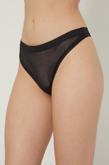 Tanga Dkny černá barva, DK8621