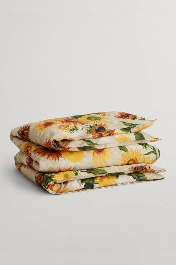 POVLEČENÍ GANT SUNFLOWER PRINT DOUBLE DUVET 200X220 WARM YELLOW