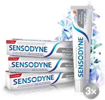 Fogkrém SENSODYNE Extra Whitening 3x 75 ml