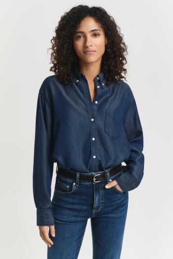 KOŠILE GANT REL INDIGO SHIRT DARK BLUE ARCHIVE