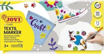 Jovi Textile Markers Sada textilních fixů 48 ks