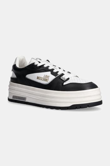 Sneakers boty Love Moschino černá barva, JA15356G0LIAI00A