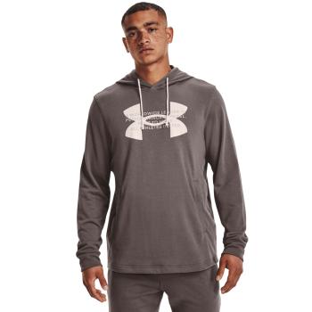 Under Armour UA Rival Terry Logo Hoodie-BRN S