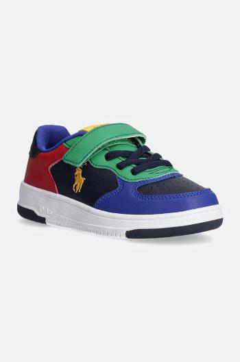 Dětské sneakers boty Polo Ralph Lauren MASTERS COURT PS tmavomodrá barva, RL01242410