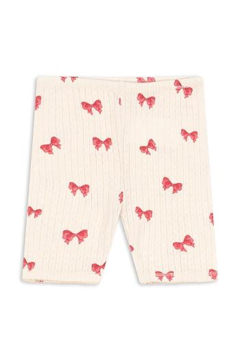 Legíny Konges Sløjd MINNIE SHORT LEGGING GOTS béžová farba, KS103149