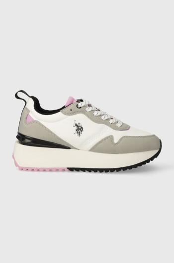 Sneakers boty U.S. Polo Assn. BAYLE šedá barva, BAYLE001W 4NH1