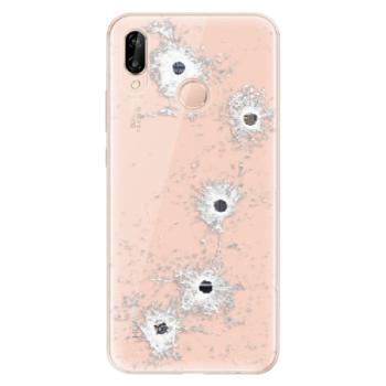 Odolné silikonové pouzdro iSaprio - Gunshots - Huawei P20 Lite