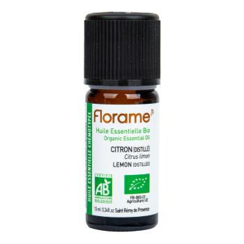 FLORAME Éterický olej citron destilovaný 10 ml BIO