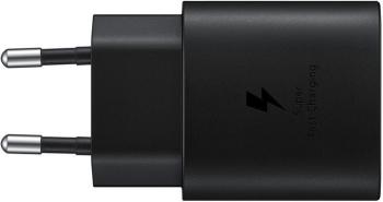 Töltő adapter Samsung 25W gyorstöltő + kábel - fekete