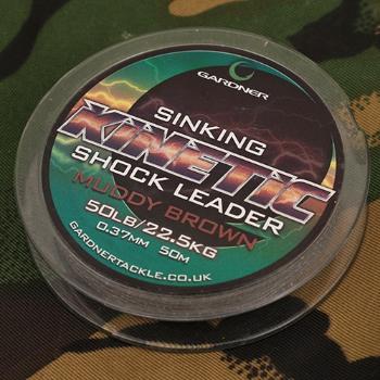 Gardner Splétaná šňůra Kinetic Shock Leader 0.37mm 50lb 50m