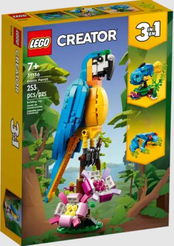 LEGO Creator 3v1 31136 Exotický papoušek