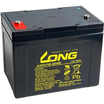 Long 12V 75Ah olověný akumulátor Deep Cycle AGM M6 (KPH75-12NE) (PBLO-12V075-F8AD-1)