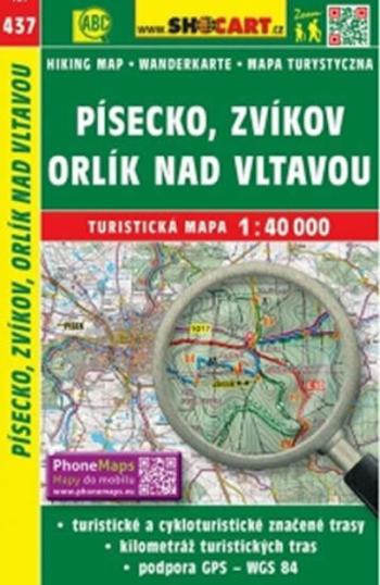 SC 437 Písecko, Zvíkov, Orlík nad Vltavou 1:40 000