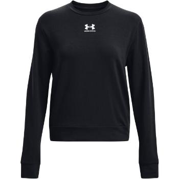 Under Armour RIVAL TERRY CREW Női pulóver, fekete, méret S
