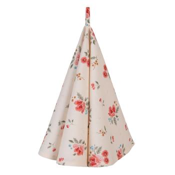 Kulatá bavlněná utěrka s květy Little Rose Collection  -Ø 82 cm LRC48