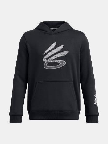 Under Armour Curry Boys Splash Hoodie Mikina dětská Černá