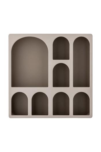 Bloomingville fali polc Graphia 48 x 48 x 12 cm barna