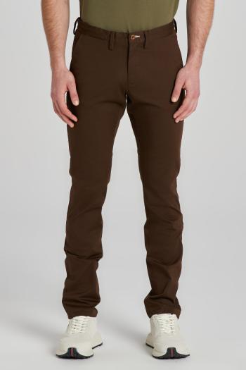 KALHOTY GANT SLIM TWILL CHINOS RICH BROWN