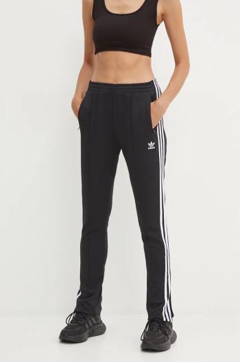 Tepláky adidas Originals černá barva, vzorované