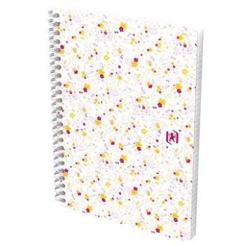 OXFORD Floral A5, 60 listů, linkovaný, bílý (400094953/2)