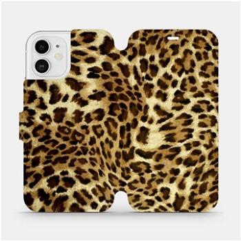 Flipové pouzdro na mobil Apple iPhone 12 - VA33P Leopardí vzor (5903516375226)