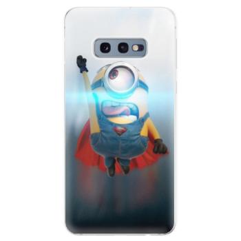 Odolné silikonové pouzdro iSaprio - Mimons Superman 02 - Samsung Galaxy S10e