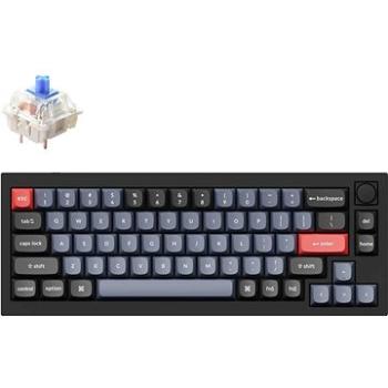 Keychron Q2 TKL QMK Gateron G PRO Hot-Swappable Blue Switch - US, černá (Q2-M2)