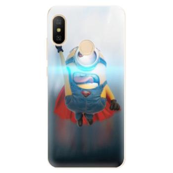 Odolné silikonové pouzdro iSaprio - Mimons Superman 02 - Xiaomi Mi A2 Lite