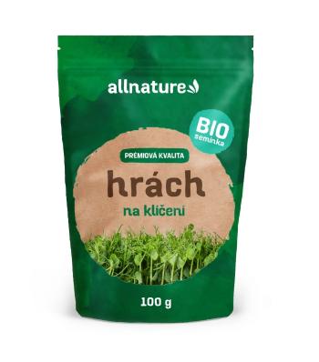 Allnature Semínka na klíčení hrách BIO 100 g