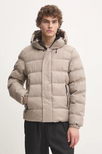 Bunda Superdry pánská, béžová barva, zimní, M5011898A-B1V