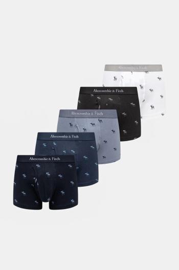 Boxerky Abercrombie & Fitch 5-pack pánské, tmavomodrá barva