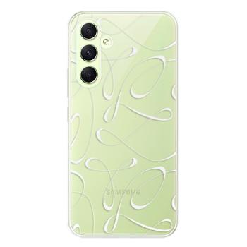 Odolné silikonové pouzdro iSaprio - Fancy - white - Samsung Galaxy A54 5G