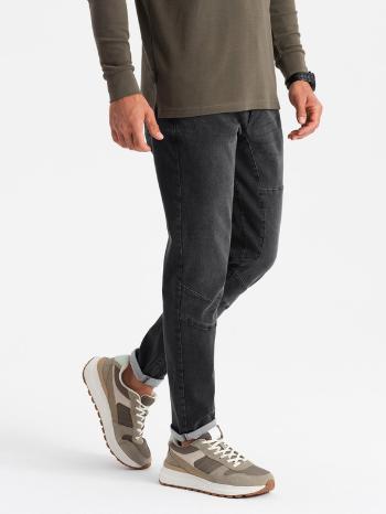 Ombre Clothing Jeans Černá