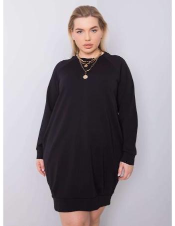 Dámské šaty plus size ARIADNE černé 