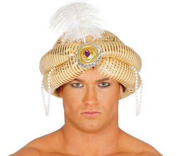 Guirca Turban - Maharadža (zlatý)