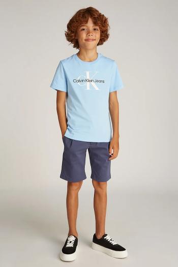 Detské bavlnené tričko Calvin Klein Jeans 0 s potlačou, IU0IU00676
