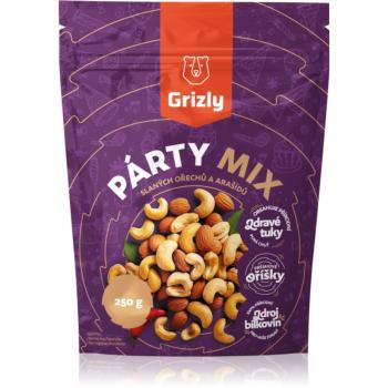 Grizly Párty mix slaných ořechů a arašídů směs ořechů 250 g