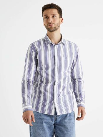 Celio Bastripes Košile Modrá