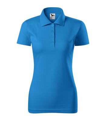 MALFINI Hladká dámská polokošile Single J. - Jasně modrá | XL