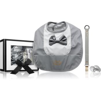 Bjällra of Sweden Gift Set Grey Bow dárková sada pro miminka