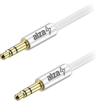 AlzaPower AluCore Audio 3.5mm Jack (M) to 3.5mm Jack (M) 2m stříbrný (APW-CBA3JM02S)