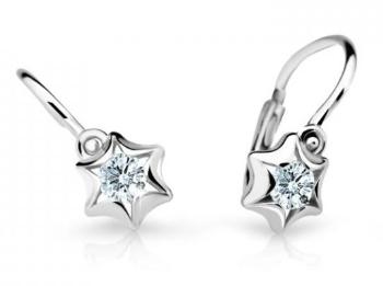 Cutie Jewellery Dětské náušnice z bílého zlata C2159-10-X-2 bílá