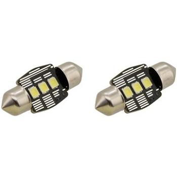 COMPASS Žárovka 3 LED SMD 12V  suf.11X32 SV8.5 NEW-CAN-BUS bílá 2ks (8591686338263)