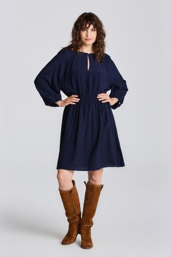 ŠATY GANT D1. BOATNECK DRESS EVENING BLUE