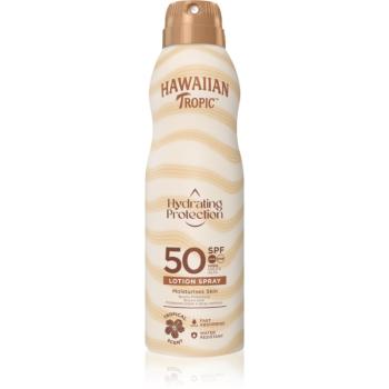 Hawaiian Tropic Hydrating Protection Lotion Spray opalovací sprej SPF 50 220 ml