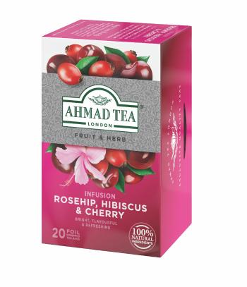 Ahmad Tea Rosehip & Cherry porcovaný čaj 20 x 2 g