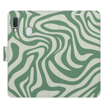 Flipové pouzdro iSaprio - Zebra Green 02 - Samsung Galaxy A20e