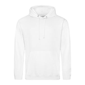 Just Hoods Mikina College - Arktická bílá | XXXXL